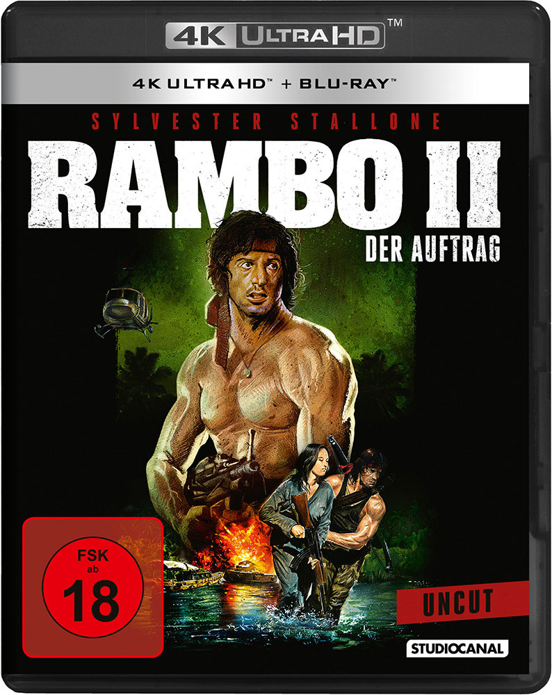 RAMBO II - DER AUFTRAG (4K UHD+Blu-Ray) - Uncut