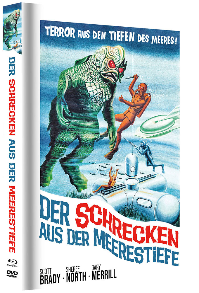 SCHRECKEN AUS DER MEERESTIEFE, DER (Blu-Ray+DVD+CD) - Cover A - Mediabook - Limited 333 Edition