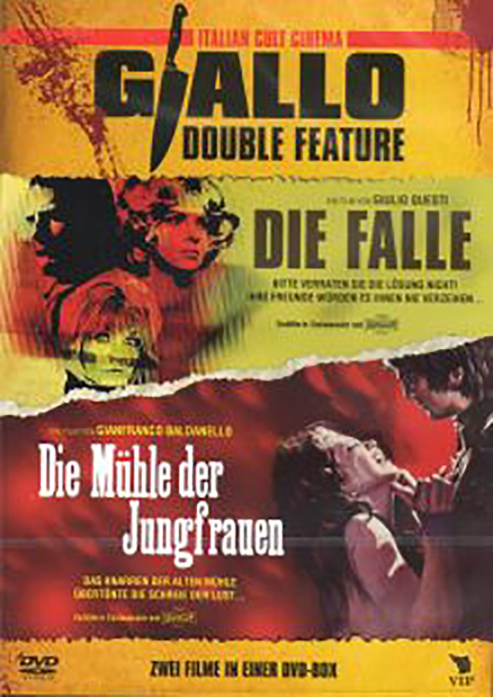 GIALLO DOUBLE FEATURE (DIE FALLE & DIE MÜHLE DER JUNGFAUEN) - Uncut