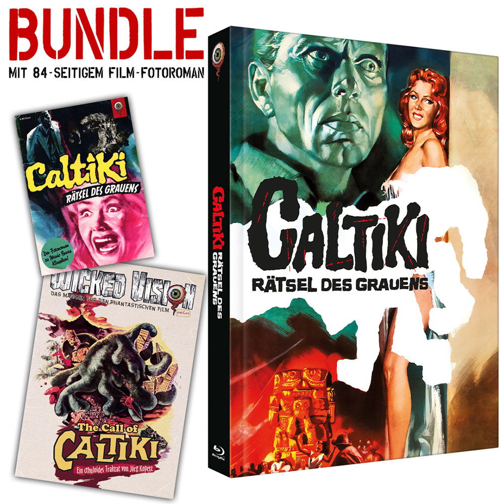 CALTIKI - RÄTSEL DES GRAUENS (Blu-Ray+DVD) - Cover C - Mediabook + Fotoroman - Limited Edition