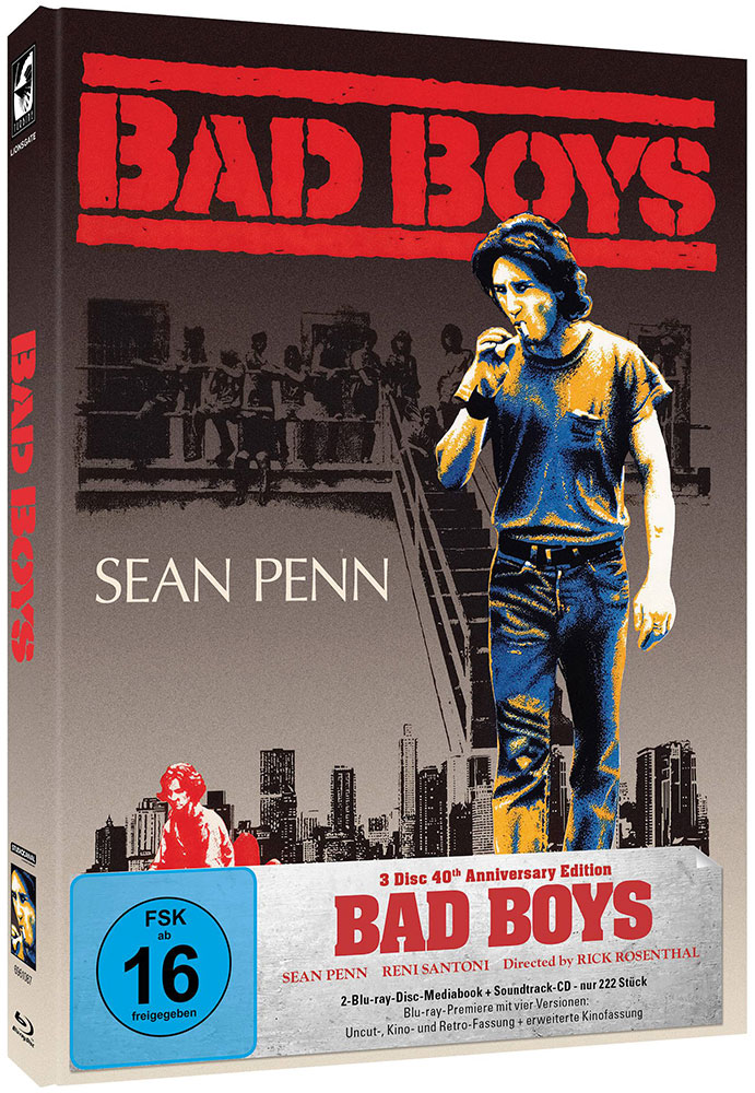 BAD BOYS (2Blu-Ray+CD) - FR-Artwork - Mediabook - Limited 222 Edition