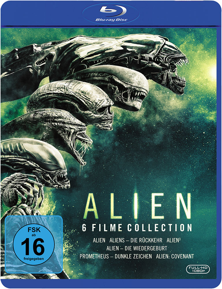 ALIEN 1-6 (Blu-Ray)  (6Discs)