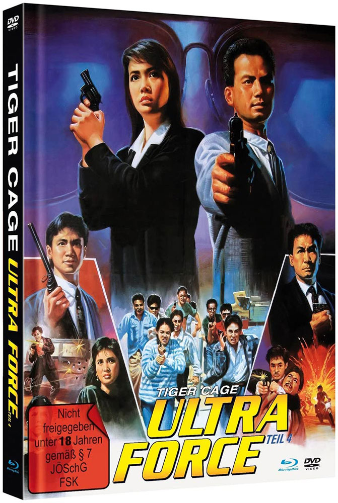 TIGER CAGE - ULTRA FORCE 4 (Blu-Ray+DVD) - Cover C - Mediabook - Limited Edition - Uncut