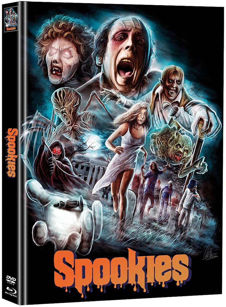 SPOOKIES - DIE KILLERMONSTER (Blu-Ray+DVD) - Cover B - Mediabook - Limited 222 Edition