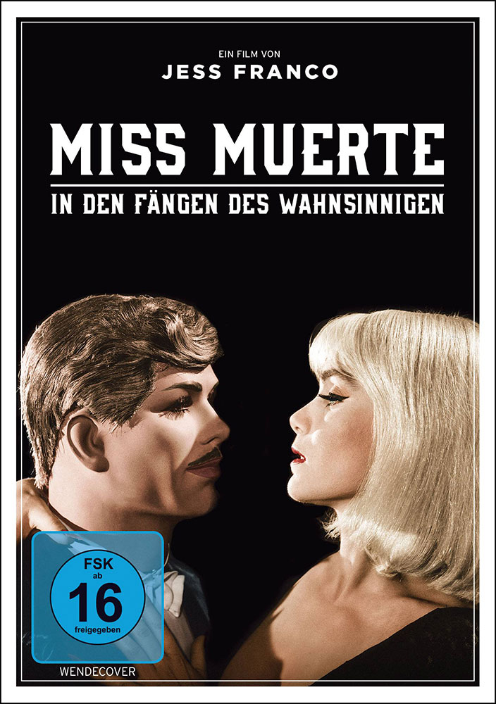 MISS MUERTE - IN DEN FÄNGEN DES WAHNSINNIGEN (s/w) - Uncut - Jess Franco