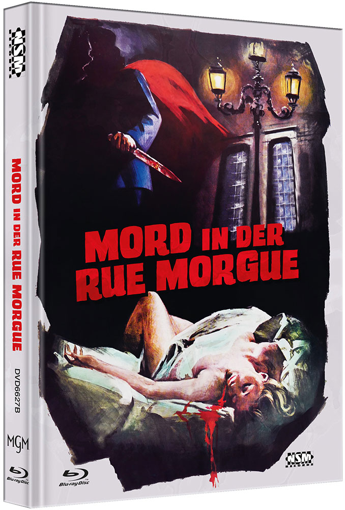 MORD IN DER RUE MORGUE (Blu-Ray+DVD) - Cover B - Mediabook - Limited 150 Edition