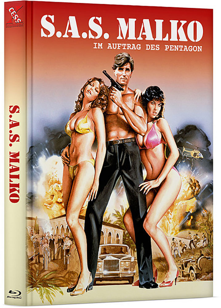S.A.S. MALKO - IM AUFTRAG DES PENTAGON (Blu-Ray+DVD) - Cover A - Mediabook - Limited 333 Edition