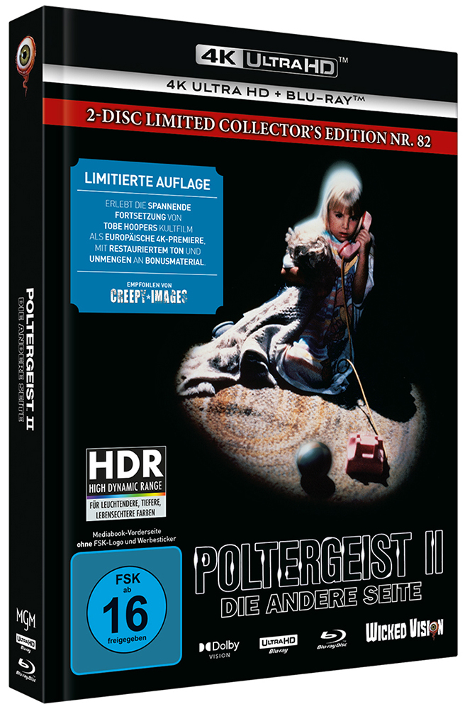 POLTERGEIST 2 - DIE ANDERE SEITE (4K UHD+Blu-Ray) - Cover E - Mediabook - Limited Edition
