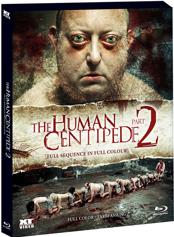 HUMAN CENTIPEDE 2 (Blu-Ray) - Color Version - Keep Case - Uncut