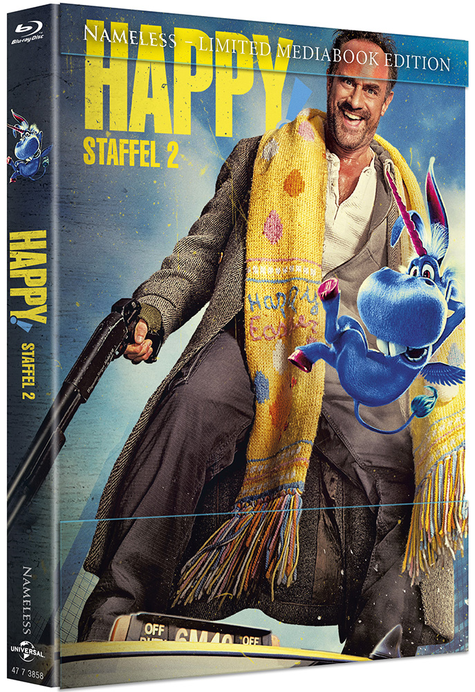 HAPPY! - Staffel 2 (Blu-Ray) (2Discs) - Cover B - Mediabook - Limited 333 Edition