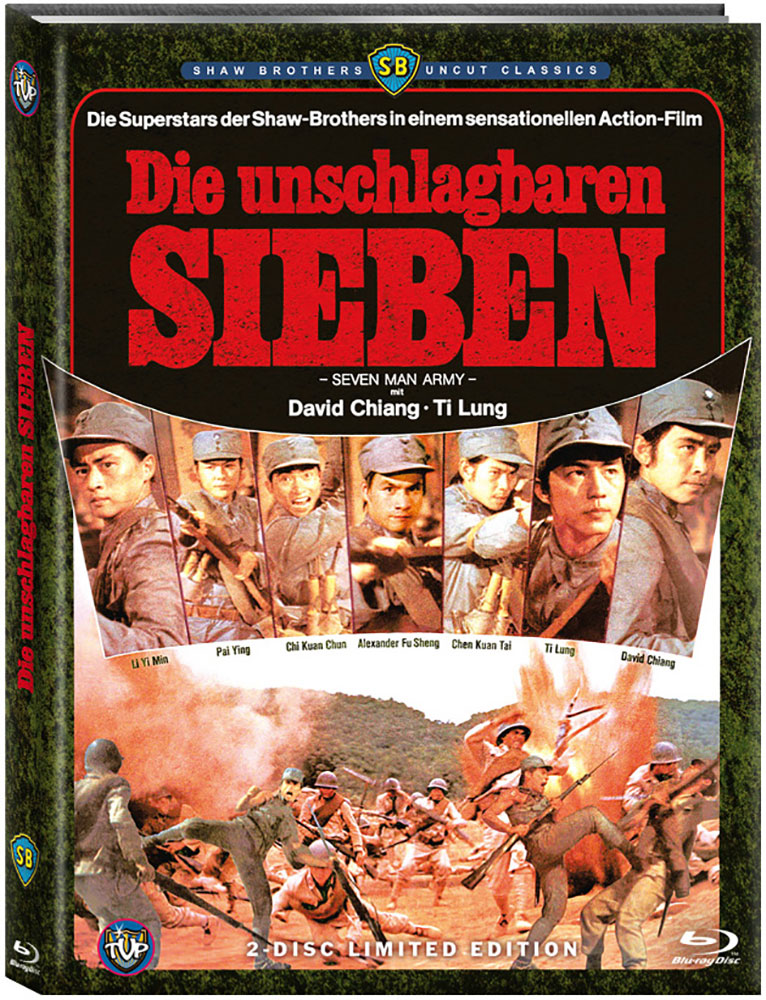 UNSCHLAGBAREN SIEBEN, DIE (Blu-Ray+DVD) - Mediabook - Uncut (30min länger als die dt. Kinofassung)