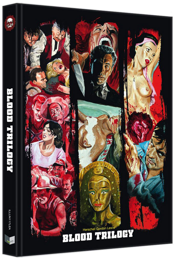 HERSCHELL GORDON LEWIS - BLOOD TRILOGY (Blu-Ray) (3Discs) - Cover A - Mediabook - Limited 444 Edition
