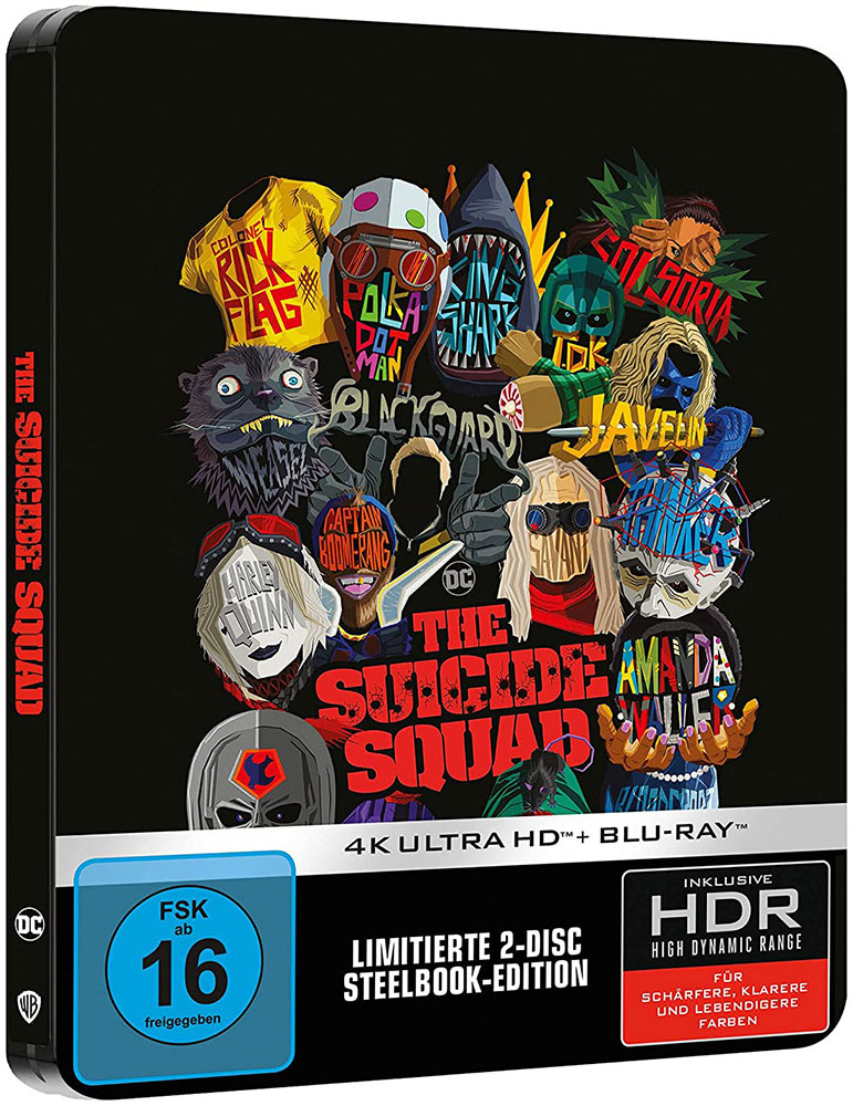 SUICIDE SQUAD, THE (4K UHD+Blu-Ray) - Limited SteelBook Edition