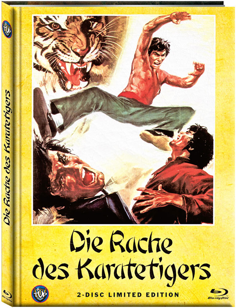 RACHE DES KARATETIGERS, DIE (Blu-Ray+DVD) - Cover A - Mediabook - Limited 444 Edition - Uncut