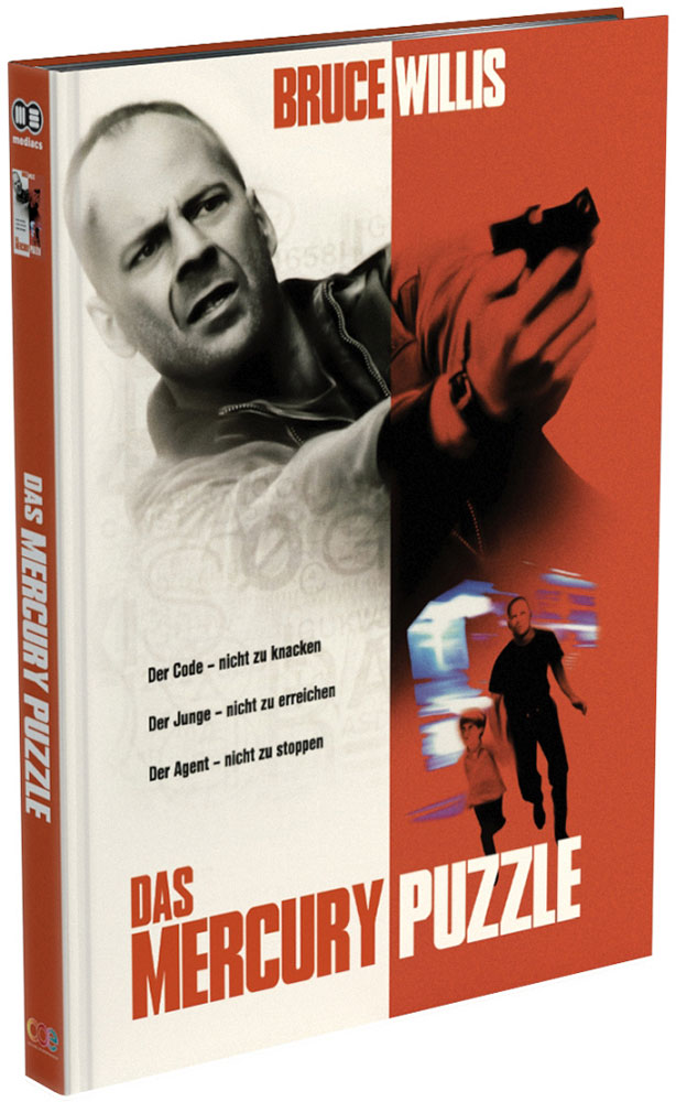 MERCURY PUZZLE, DAS (Blu-Ray+DVD) - Cover B - Mediabook - Limited 333 Edition