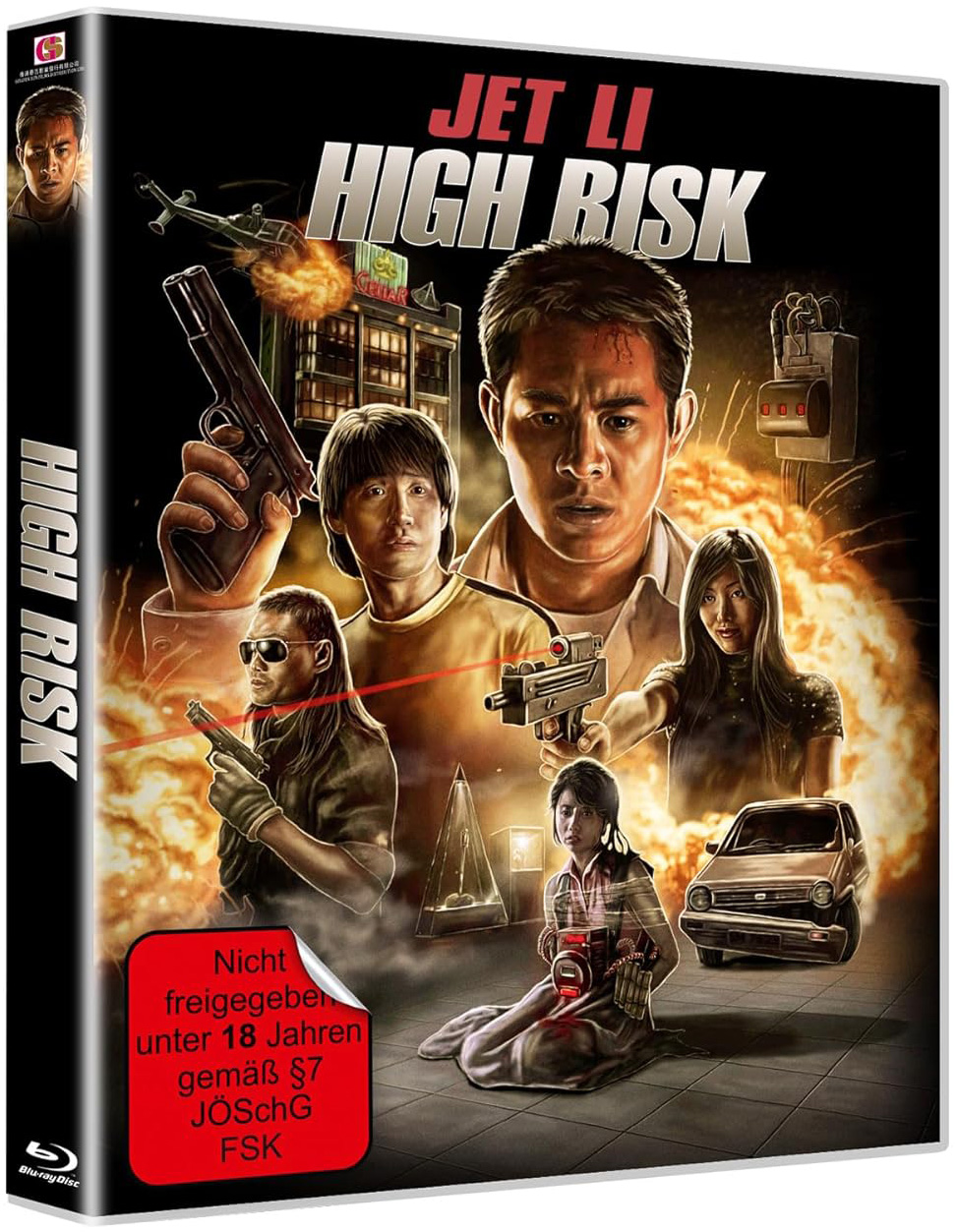 HIGH RISK (TOTAL RISK) (Blu-Ray) - Jet Li