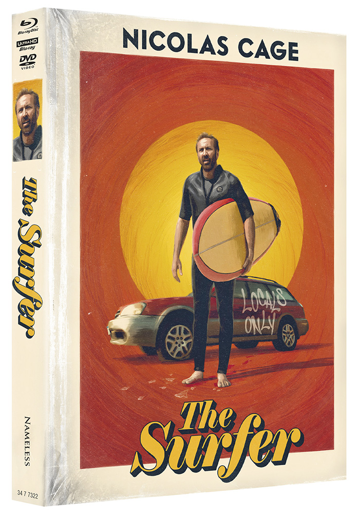 SURFER, THE (4K UHD+Blu-Ray+DVD) - Cover A - Mediabook (Wattiert) - Limited 333 Edition