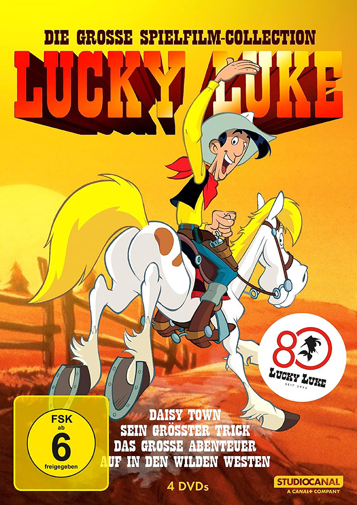 LUCKY LUKE: DIE GROSSE SPIELFILM-COLLECTION (4DVDs)