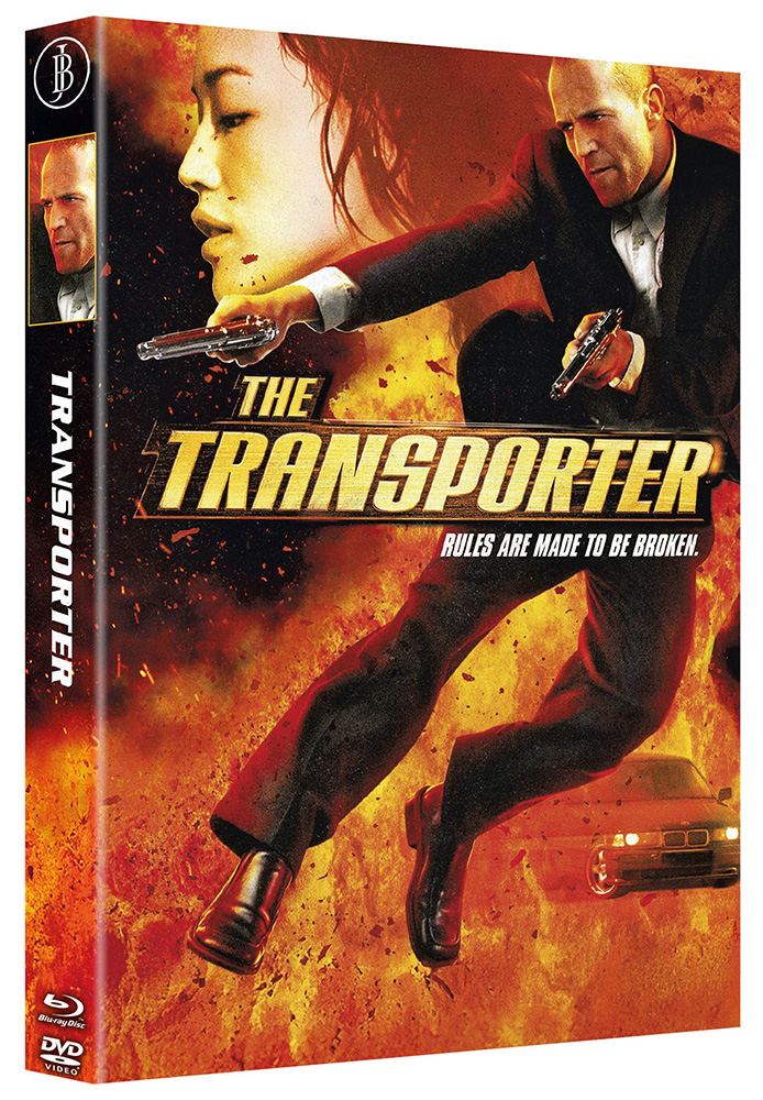 TRANSPORTER 1 (Blu-Ray+DVD) - Cover B - Mediabook - Limited 222 Edition