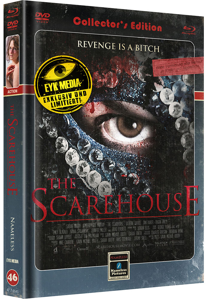 SCAREHOUSE, THE (Blu-Ray+DVD) - Cover C - Mediabook - Limited 333 Edition - Uncut