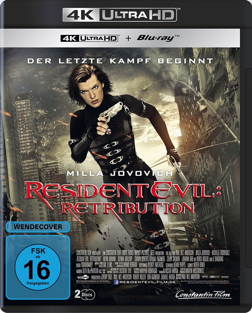 RESIDENT EVIL: RETRIBUTION (4K UHD+Blu-Ray)