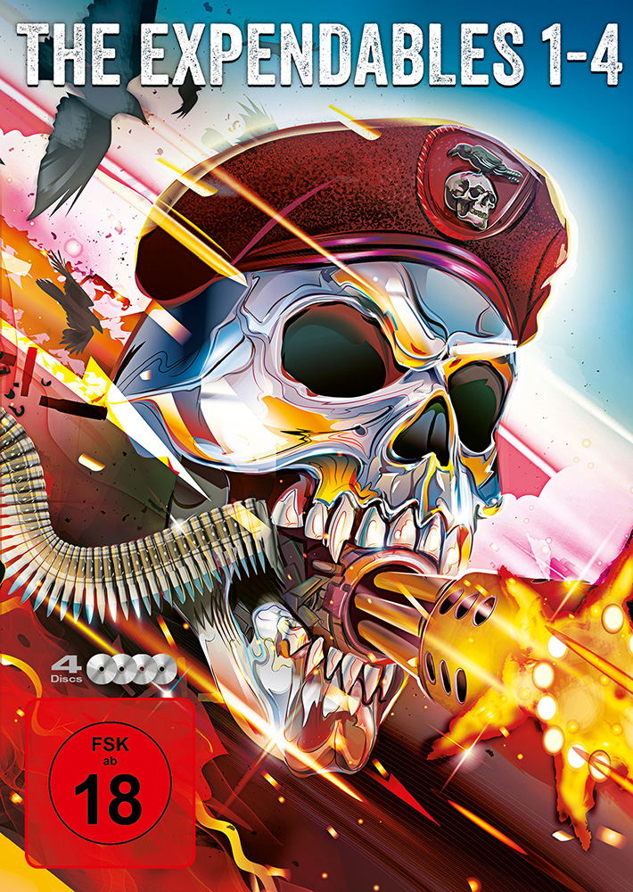 EXPENDABLES 1-4, THE (4DVDs)