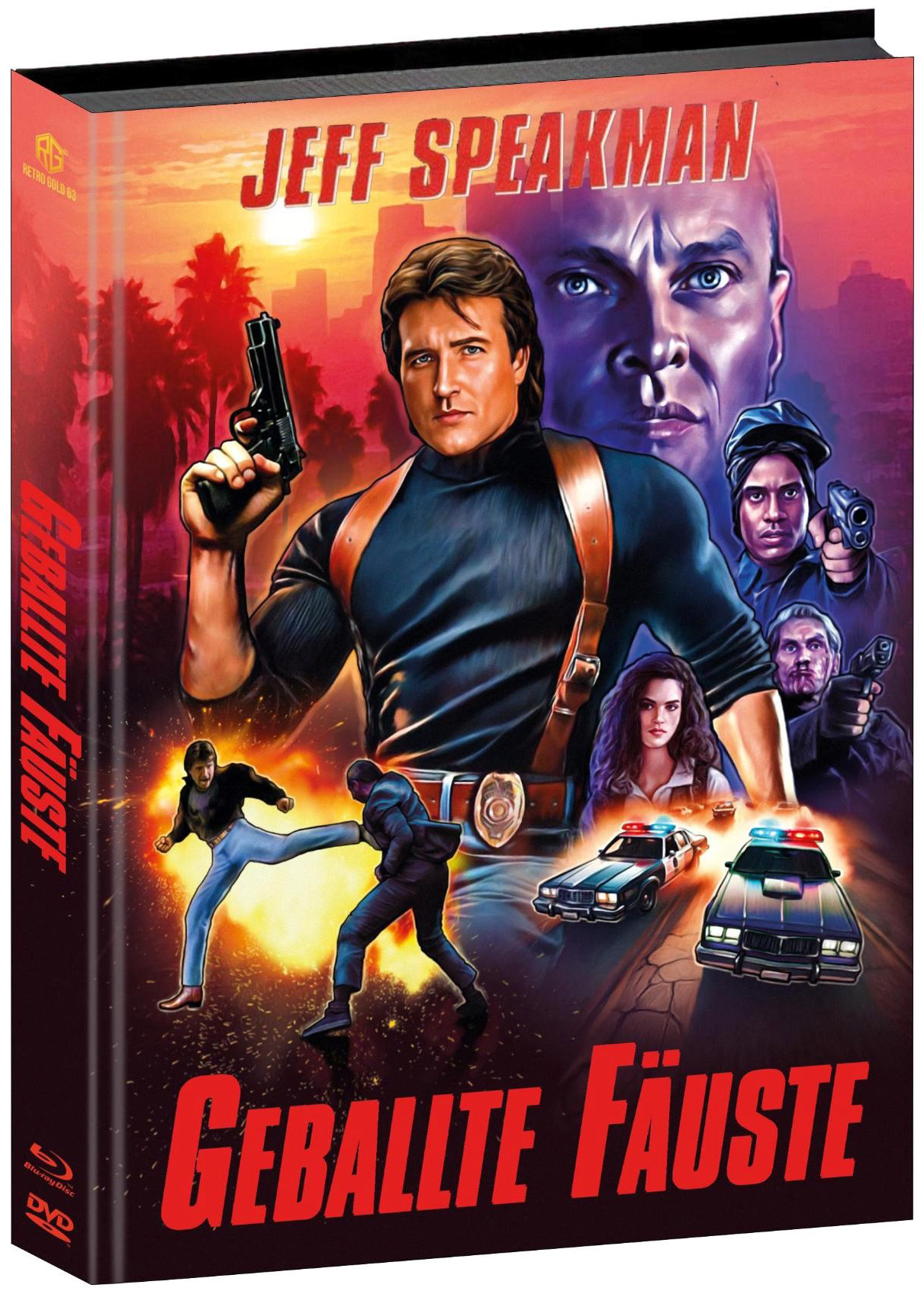 GEBALLTE FÄUSTE (STREET KNIGHT) (Blu-Ray+DVD) - Cover B - Mediabook - Limited 200 Edition