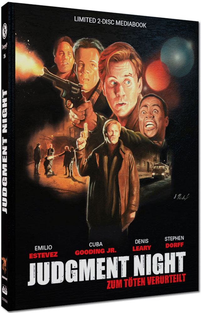 JUDGMENT NIGHT - ZUM TÖTEN VERURTEILT (Blu-Ray+DVD) - Cover A - Mediabook - Limited 333 Edition
