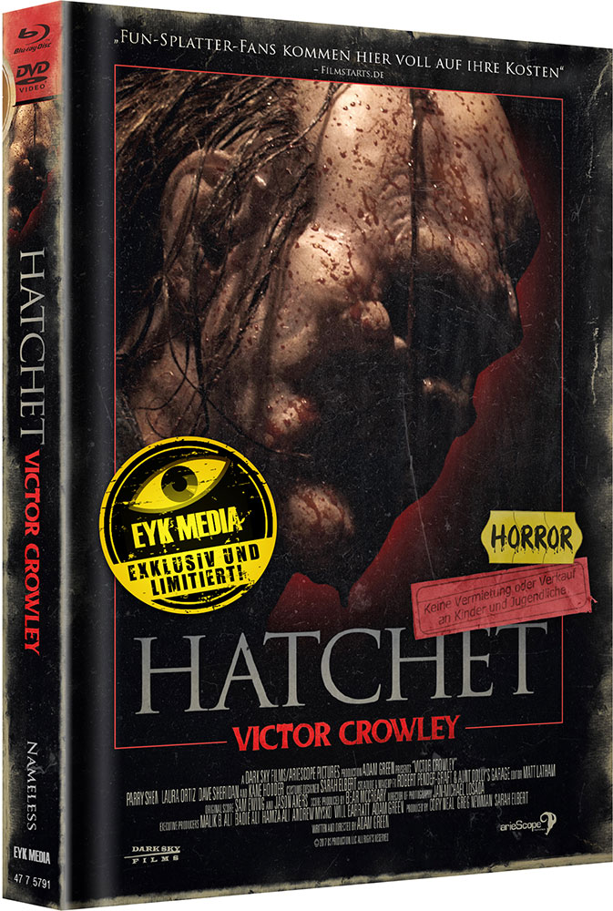 HATCHET 4 - VICTOR CROWLEY (Blu-Ray+DVD) - Cover C - Mediabook - Limited 333 Edition