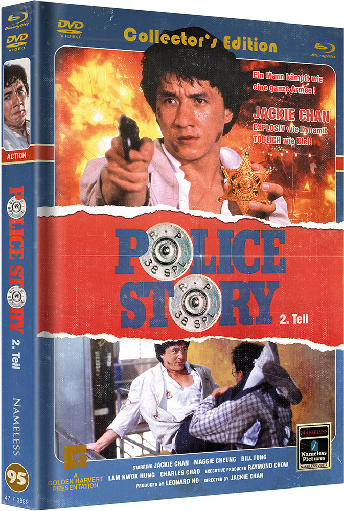 POLICE STORY 2 (Blu-Ray+DVD) - Cover A - Mediabook - Limited 333 Edition