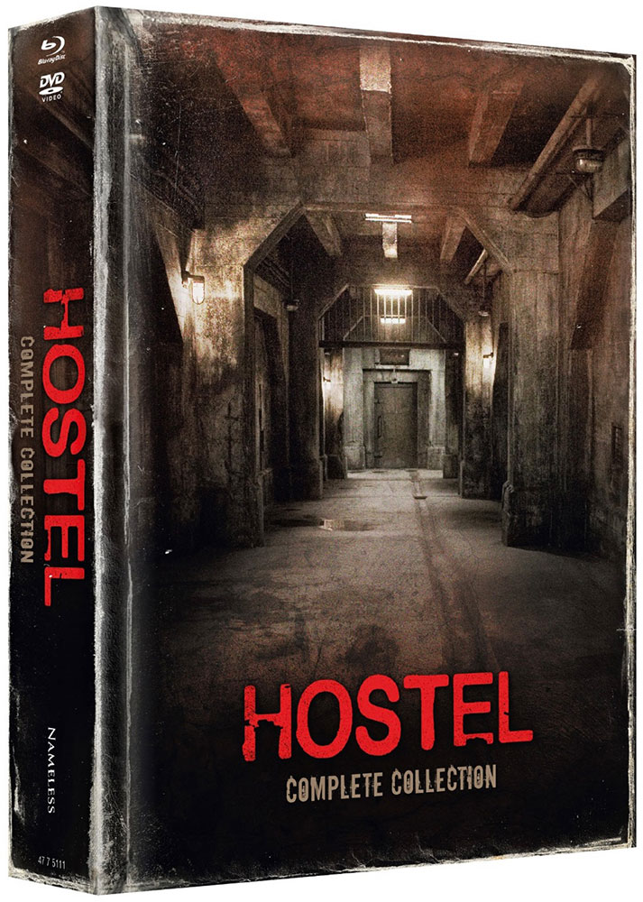 HOSTEL 1-3 (Blu-Ray+DVD) (8Discs) - Cover A - Mediabook (Wattiert) - Limited 750 Edition HOSTEL 1-3 (Blu-Ray+DVD) (8Discs) - Cover A - Mediabook (Wattiert) - Limited 750 Edition