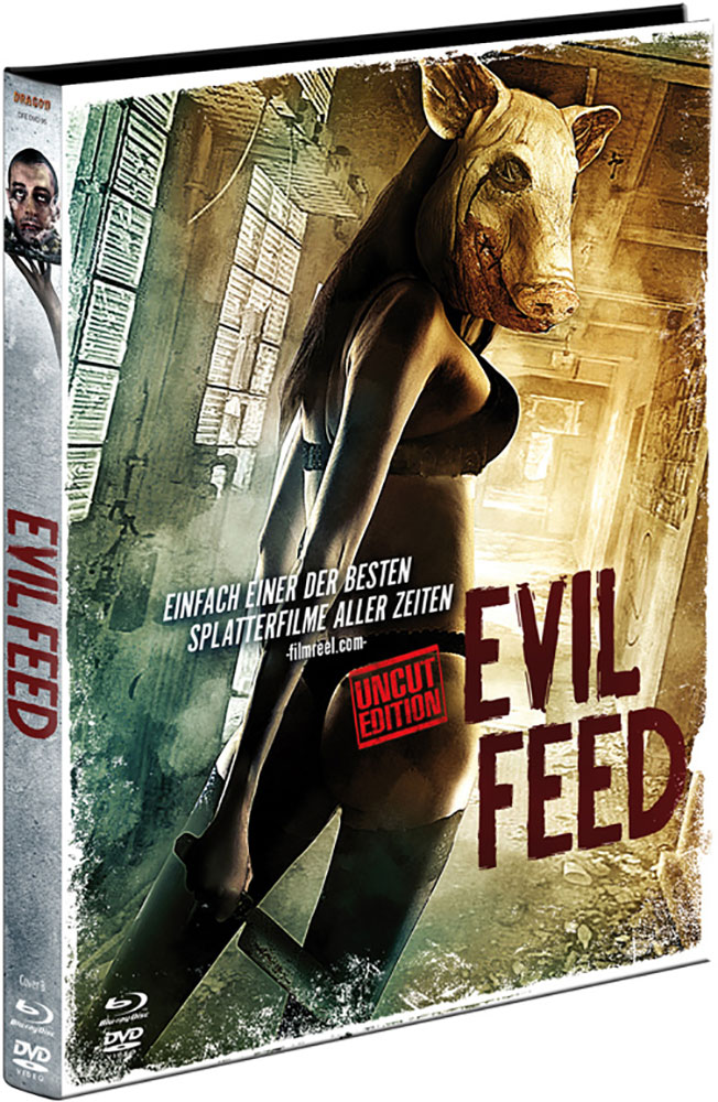 EVIL FEED (Blu-Ray+DVD) - Cover B - Mediabook - Uncut (7min längere Fassung)