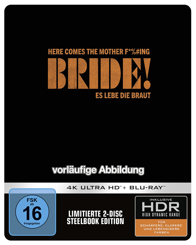 BRIDE!, THE - ES LEBE DIE BRAUT (4K UHD+Blu-Ray) - Limited SteelBook Edition