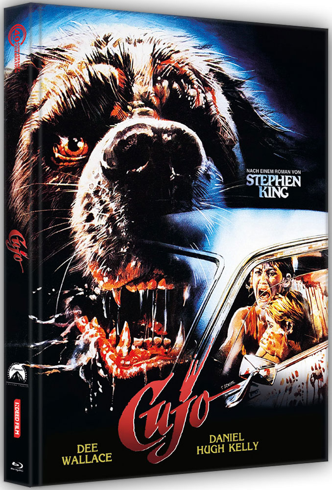 Stephen Kings CUJO (Blu-Ray) (2Discs) - Cover B - Mediabook (Wattiert) - Limited 333 Edition - Kinofassung & Directors Cut - Uncut