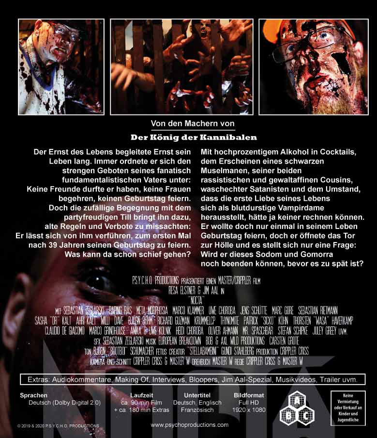 NOCTA (Blu-Ray) - Uncut Version mit deutschem Ton!