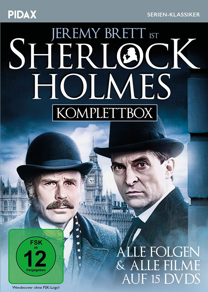 SHERLOCK HOLMES (Jeremy Brett) - Komplettbox (15DVD)