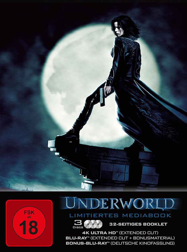 UNDERWORLD - Extended Cut (4K UHD+2Blu-Rays) - Limited Mediabook Edition