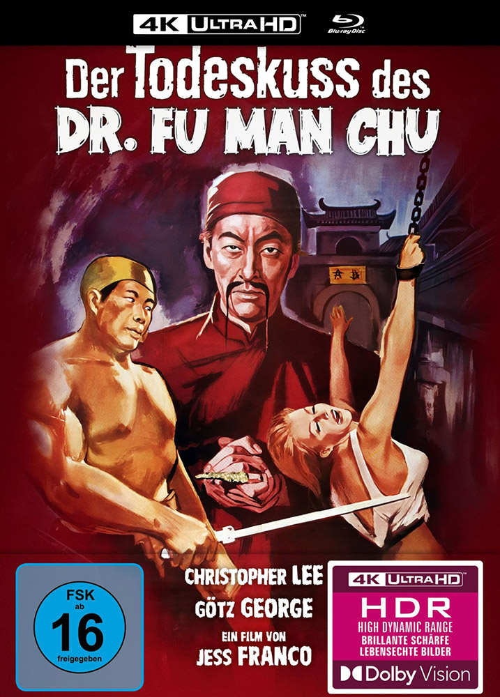 TODESKUSS DES DR. FU MAN CHU, DER (4K UHD+Blu-Ray) - Mediabook - Limited Edition