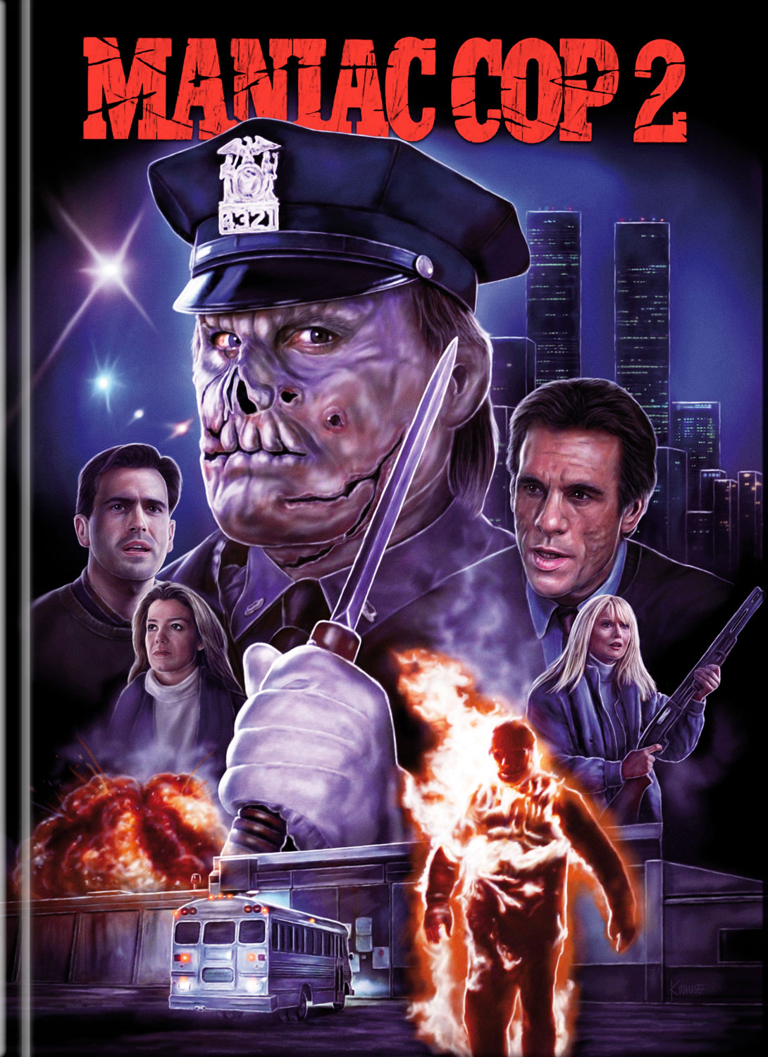 MANIAC COP 2 (4K UHD+Blu-Ray) - Cover B - Mediabook - Limited 200 Edition - Uncut