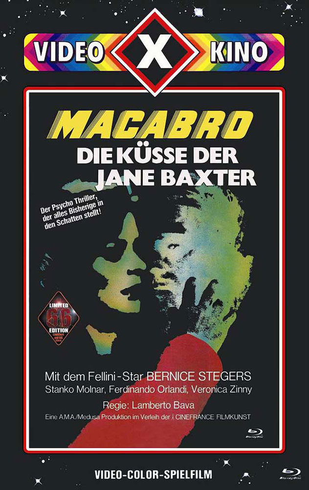 MACABRO - DIE KÜSSE DER JANE BAXTER (Blu-Ray) - Cover B - große Hartbox - Limited 66 Edition