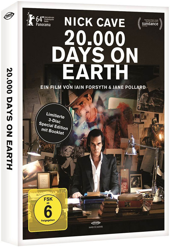 NICK CAVE: 20.000 DAYS ON EARTH (OmU) (Blu-Ray+2DVD) (3Discs) - Limited Special Edition - Digipack