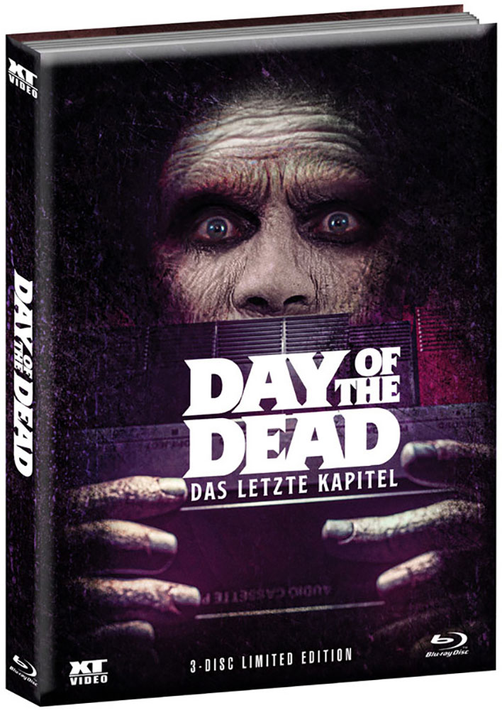 ZOMBIE 2 - DAY OF THE DEAD (Blu-Ray+2DVD) (3Discs) - Motiv #2 - Mediabook (Wattiert) - Limited 666 Edition - Uncut