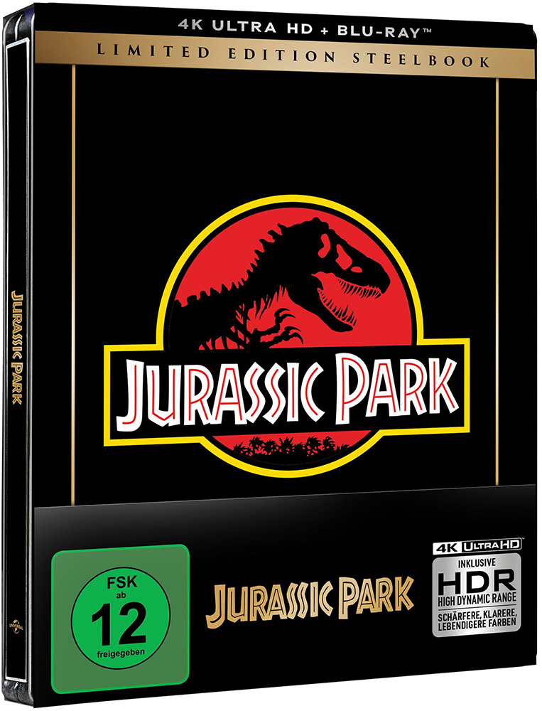 JURASSIC PARK (4K UHD+Blu-Ray) - Limited SteelBook Edition