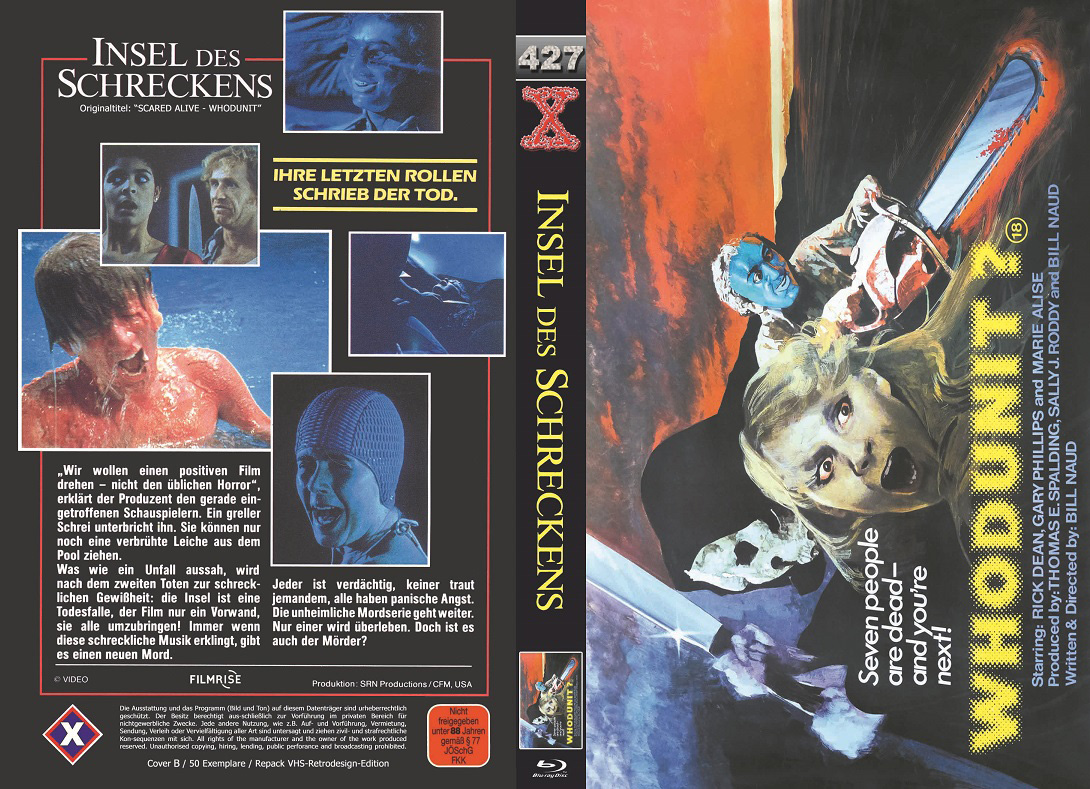 INSEL DES SCHRECKENS (Blu-Ray) - Cover B - große Hartbox - Limited 50 Edition