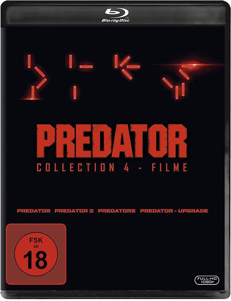 PREDATOR 1-4 (Blu-Ray) (4Discs) - Uncut