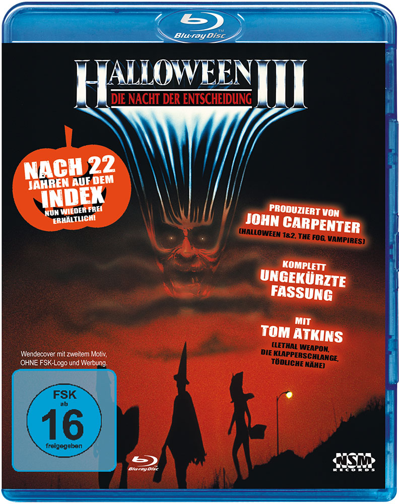 HALLOWEEN 3 (Blu-Ray) - Uncut - Wendecover mit 2. Motiv