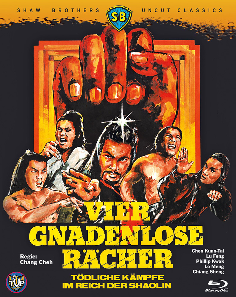 VIER GNADENLOSE RÄCHER (Blu-Ray) - Schuber - Uncut