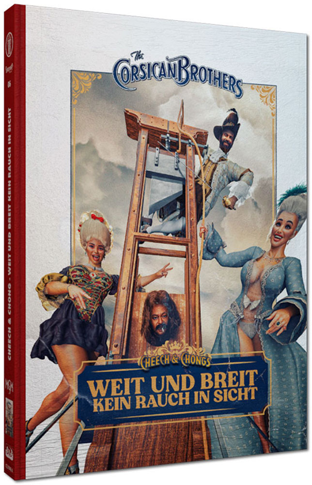 CHEECH & CHONG - WEIT UND BREIT KEIN RAUCH IN SICHT (Blu-Ray+DVD) - Cover A - Mediabook (Wattiert) - Limited 222 Edition