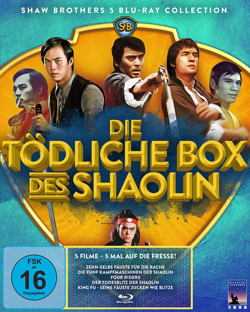 TÖDLICHE BOX DES SHAOLIN, DIE (Blu-Ray) (5Discs) - Shaw Brother Collection