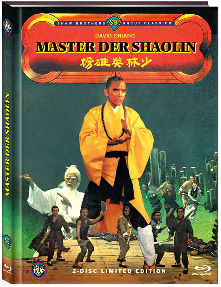 MASTER DER SHAOLIN (1979) (Blu-Ray+DVD) - Cover A - Mediabook - Limited 444 Edition
